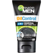 Garnier Men Oil Control 3 in 1 Charcoal Foam 100ml image
