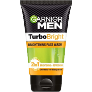 Garnier Men Turbo Bright Brightening Face Wash 100 gm image