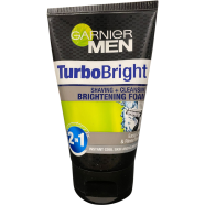 Garnier Men Turbo Bright Shaving Plus Cleansing Brightening Foam 100ml image