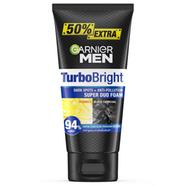 Garnier Men Turbo Bright Super Duo Facial Foam 150 ml image