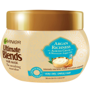 Garnier Ultimate Blends Argan Oil And Almond Cream Dry Hair Treatment Mask – 300ml image
