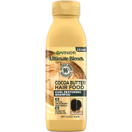 Garnier Ultimate Blends Cocoa Butter Hair Food Curl Restoring Shampoo 350ml image
