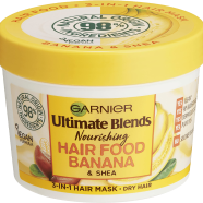 Garnier Ultimate Blends Hair Food Banana 3in1 Dry Hair Mask Treatment 390 ml image