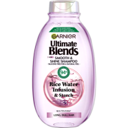 Garnier Ultimate Blends Rice Water Infusion and Starch Smooth and Shine Shampoo 300ml image
