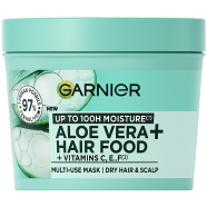 Garnier Up To 100H Moisture Aloe Vera Hair Food Plus Vitamin C,E,F Multi-Use Mask – 400ml image
