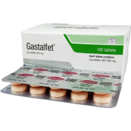 Gastalfet 500 mg Tablet 10's Strip image