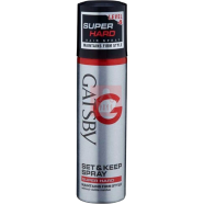 Gatsby - Hair Spray Super Hard (Level 4) For Men - 66ml image