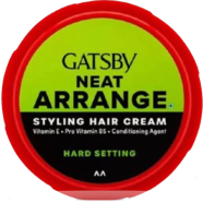 Gatsby Styling Hair Cream Hard Setting Neat Arrange 125gm | Indonesia image