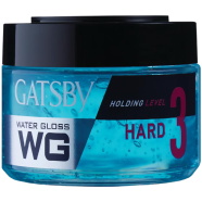 Gatsby Water Gloss - Hard Wet Look Hair Gel, Shine Effect, Long Lasting Hold, Non Sticky, Easy Wash Off, Holding Level 3 - 300gm image
