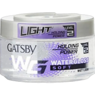 Gatsby Water Gloss - Soft, Wet Look Hair Gel, Shine Effect, Non Sticky, Easy Wash Off, Holding Level 2 - 30gm icon