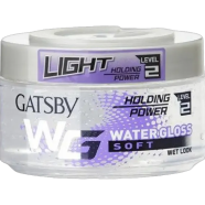 Gatsby Water Gloss - Soft, Wet Look Hair Gel, Shine Effect, Non Sticky, Easy Wash Off, Holding Level 2 - 70gm image