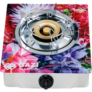 Gazi GST-110C Tempered Glass Single Burner Gas Stove image