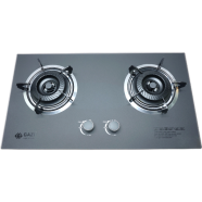 Gazi Smiss Double Burner Glass Body LPG Gas Stove TG-204 image