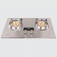 Gazi TG-8802MD9 Smiss Double Burner Stainless Steel Auto Ignition LPG Gas Stove-Gazi