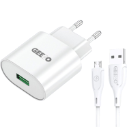 GEEOO 18W QC 3.0 Fast Charging USB Charger Micro - C18M image