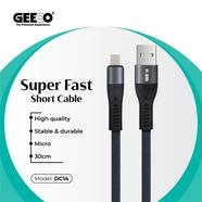 Geeoo DC-14 3A Micro USB Short Cable – 30cm image