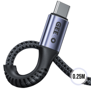 GEEOO DC21 (PD-PD) 60W Fast Charging Short Data Cable