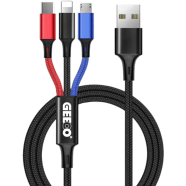 GEEOO DC303 2.4A 3 in 1 Long Data Cable