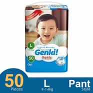 Genki Pant System Baby Diaper (9-14 kg) (50 Pcs)