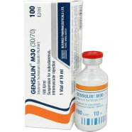 Gensulin M30 30 Percent 70 Percent In 100 Iu Per Ml Vial 10 ml Vial image