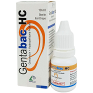 Gentabac Hc 0.3 Percent, 1 Percent Ear Drop 10 ml Drop image