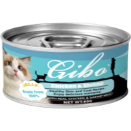 Giba Cat Can Food Soup - Chicken and Shrimp 80g | Healthy Skin and Coat Recipe image