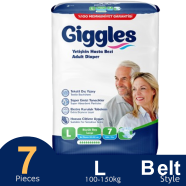 Giggles Adult Diaper Belt Large 7 Pcs icon