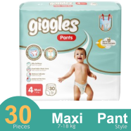 Giggles Pant System Baby Diaper (Maxi) (7-18 Kg) (30 Pcs) image