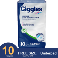 Giggles UNDERPAD 10 Pcs (60x90cm) icon