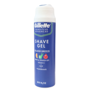 Gillette Island Breeze Sensitive Advanced Shave Gel 198 gm image