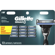 Gillette Mach3 Razor Blade - 12 Cartridges image