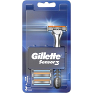 Gillette Sensor 3 Razors Razors 1pcs Blades 6pcs image