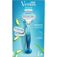 Gillette Venus Smooth Glidestrip Aloe Extracts Razor Combo Pack image