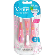 Gillette Venus Treasures 3 Blades Disposable 3in1 Razor image