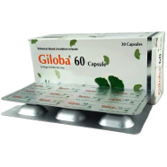 Giloba 60 mg Capsule 6's Strip image