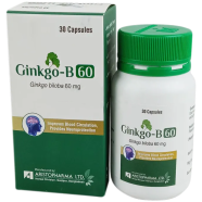 Ginkgo B 60mg Capsule 30's image