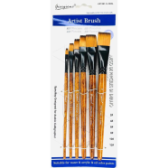 Giorgione G-2006L Nylon Hair Paint Brushes 6 Pcs Set image