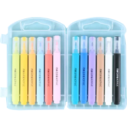 Giorgione G-AM-MK12 Macaron Acrylic Marker Set 12 shade Colors image