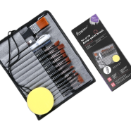 Giorgione G-CB18 Nylon Hair Paint Brushes 18 Pcs Set image