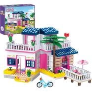 Girls Beach House Building Sets Friends Summer House Building Blocks Seaside Playset image