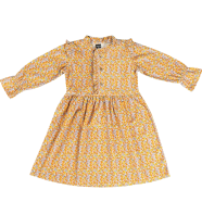 Girls Exclusive Frock (Yellow) image