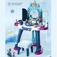Girls pretend play dressing table toy set with makeup kits and many more accessories automatic door open by sensor light and music 35 pcs icon
