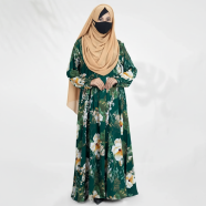 Glam Touch Abaya Al-Basharah - Premium Box Pleated Abaya image