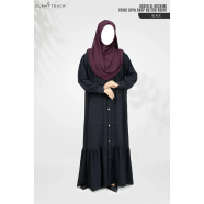 Glam Touch Abaya Al-Bashira Front Open Snap Button Abaya
