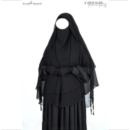 Glam Touch Abru 3 Layer Hijab Niqab Set - (GT-1562) icon