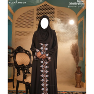Glam Touch Designer Embroidery Abaya | image