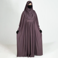 Glam Touch Designer Pleated Kaftan Abaya image