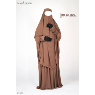 Glam Touch Haya Set Abaya (3 Part Set) - (GT-1423)