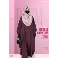 Glam Touch Liyana Kaftan Abaya | Wine image