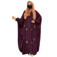 Glam Touch Luxury Designer Karchupi Kaftan Abaya image